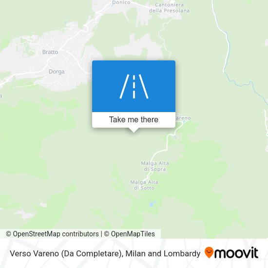 Verso Vareno (Da Completare) map