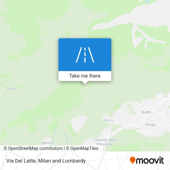 Via Del Latte map