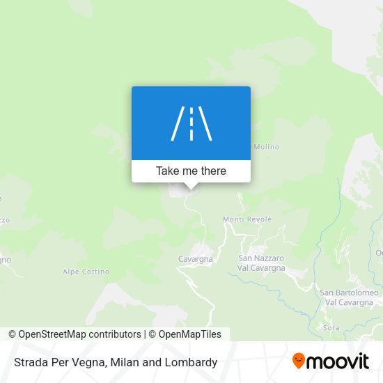 Strada Per Vegna map