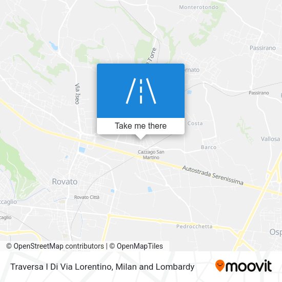 Traversa I Di Via Lorentino map