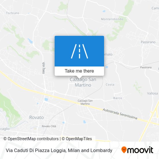 Via Caduti Di Piazza Loggia map