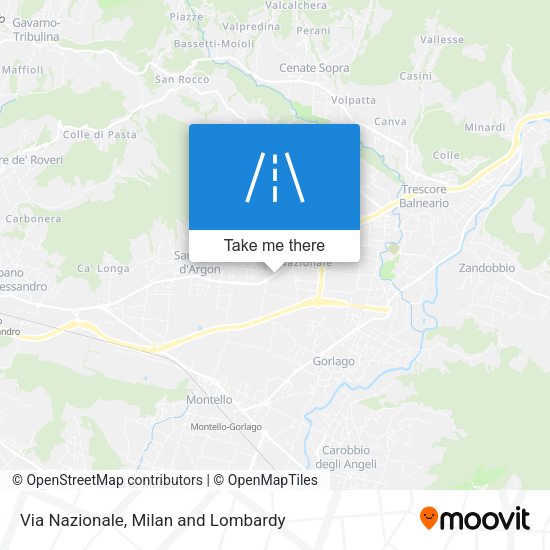 Via Nazionale map