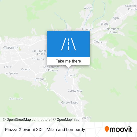 Piazza Giovanni XXIII map