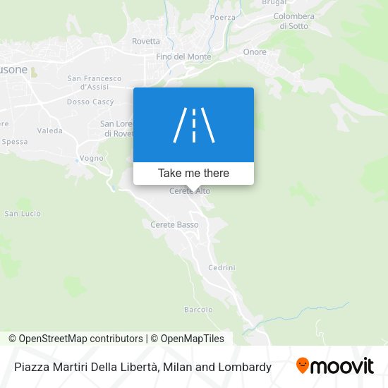 Piazza Martiri Della Libertà map