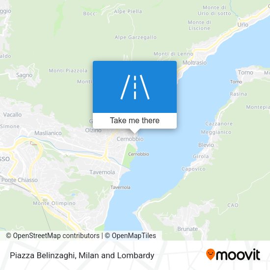 Piazza Belinzaghi map