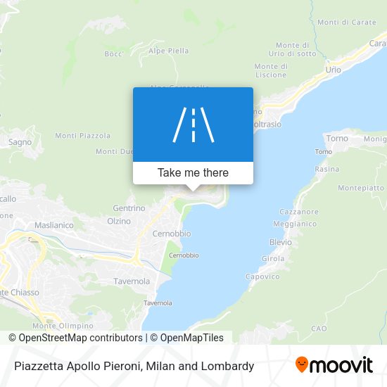 Piazzetta Apollo Pieroni map