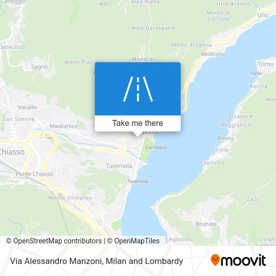 Via Alessandro Manzoni map