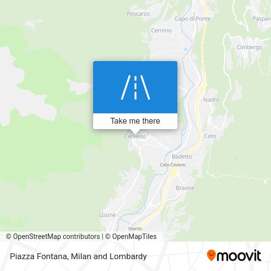 Piazza Fontana map
