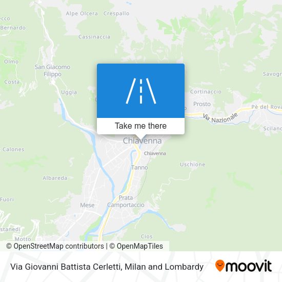 Via Giovanni Battista Cerletti map
