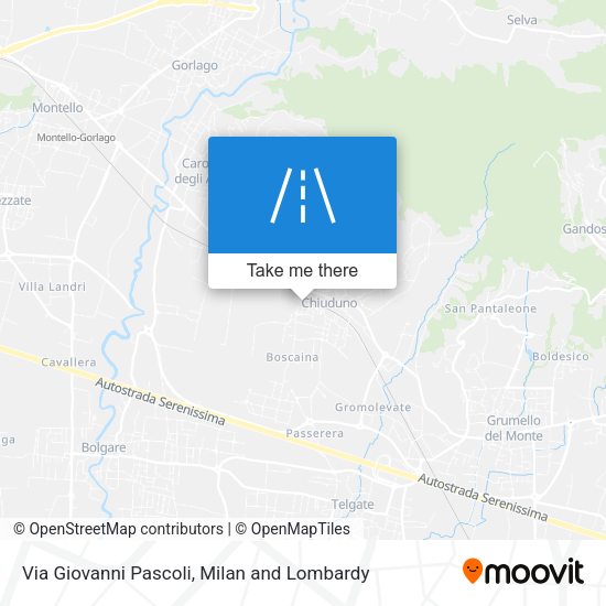 Via Giovanni Pascoli map