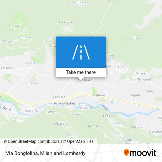 Via Bongiolina map