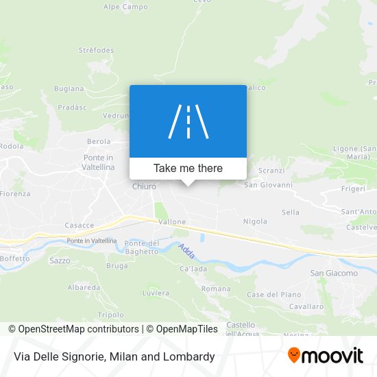 Via Delle Signorie map