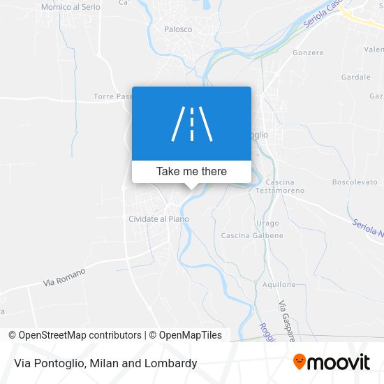 Via Pontoglio map