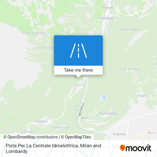 Pista Per La Centrale Idroelettrica map