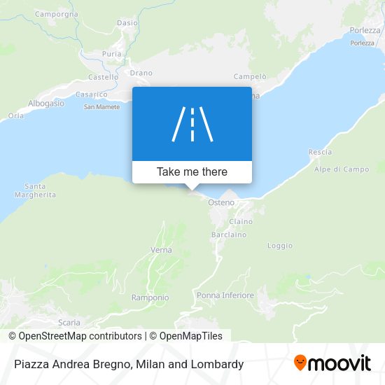 Piazza Andrea Bregno map