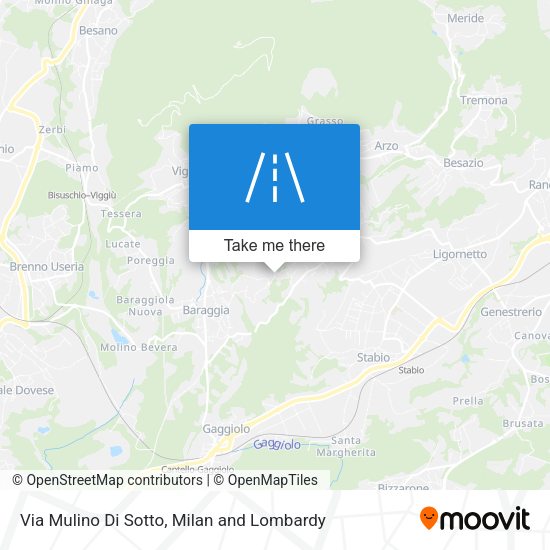 Via Mulino Di Sotto map