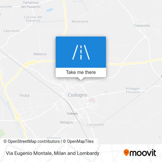 Via Eugenio Montale map