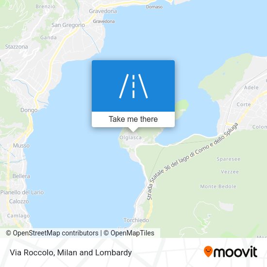 Via Roccolo map