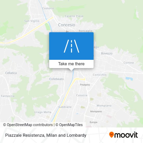 Piazzale Resistenza map