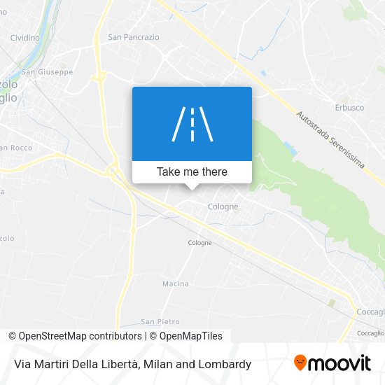 Via Martiri Della Libertà map