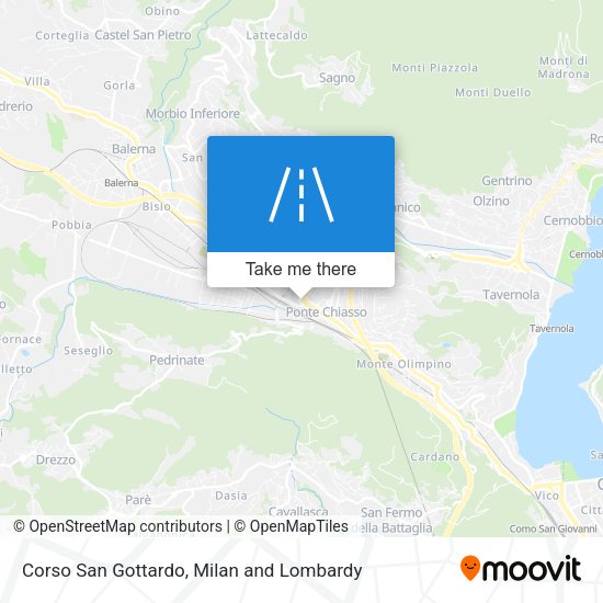 Corso San Gottardo map