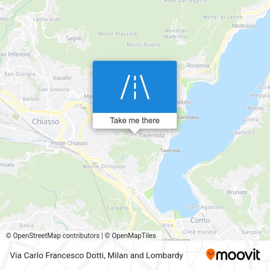 Via Carlo Francesco Dotti map