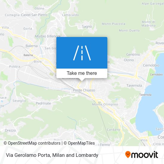 Via Gerolamo Porta map