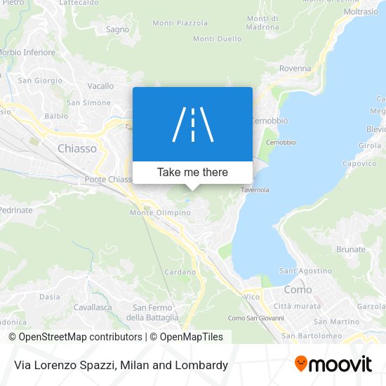 Via Lorenzo Spazzi map