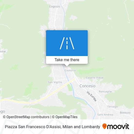 Piazza San Francesco D'Assisi map