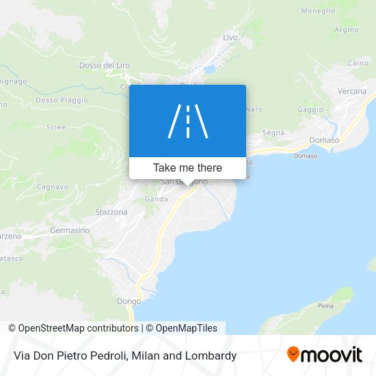 Via Don Pietro Pedroli map