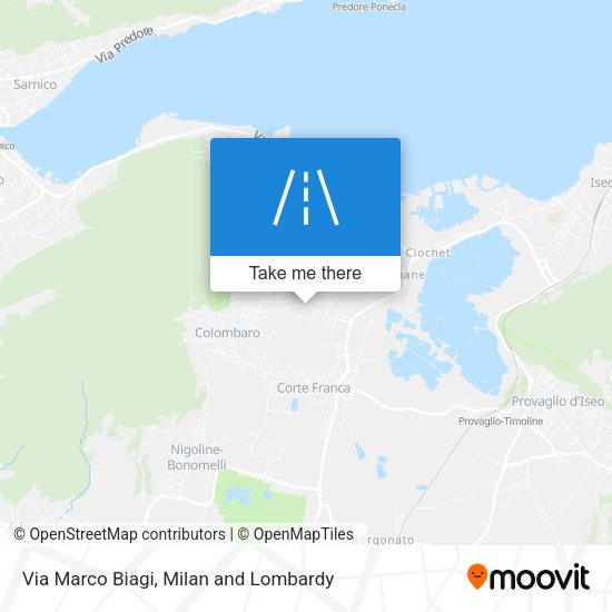 Via Marco Biagi map