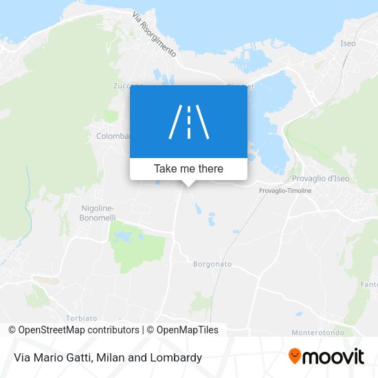 Via Mario Gatti map