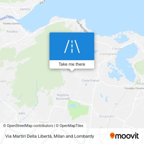 Via Martiri Della Libertà map