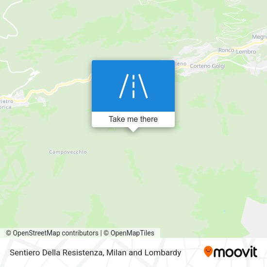 Sentiero Della Resistenza map