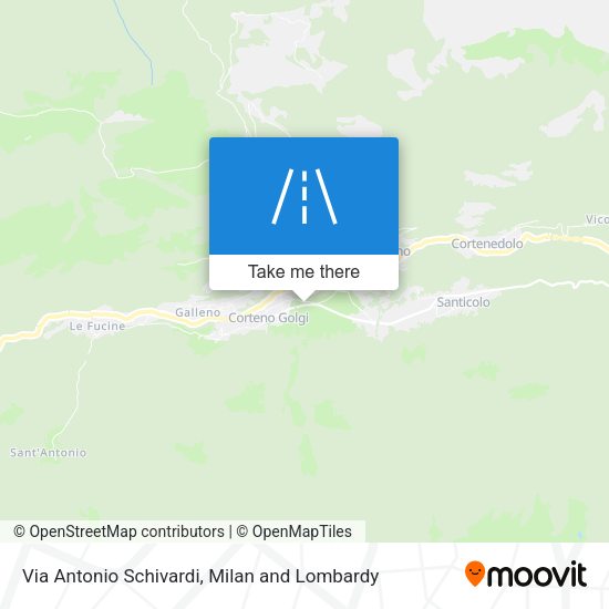 Via Antonio Schivardi map