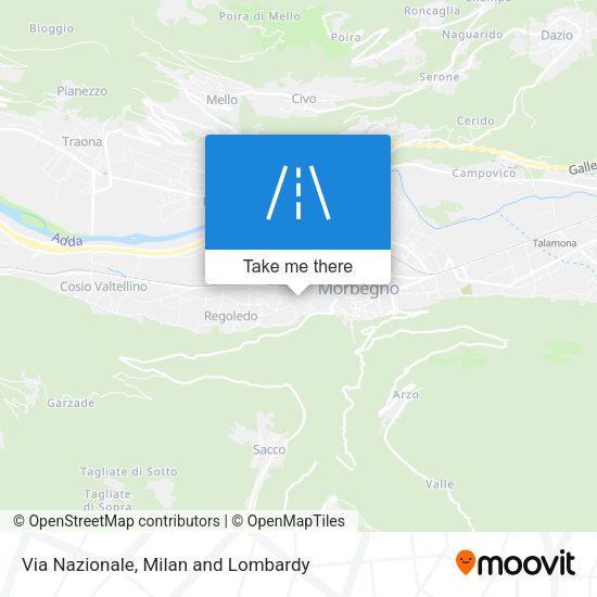 Via Nazionale map