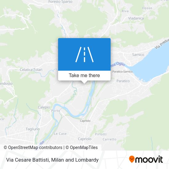 Via Cesare Battisti map