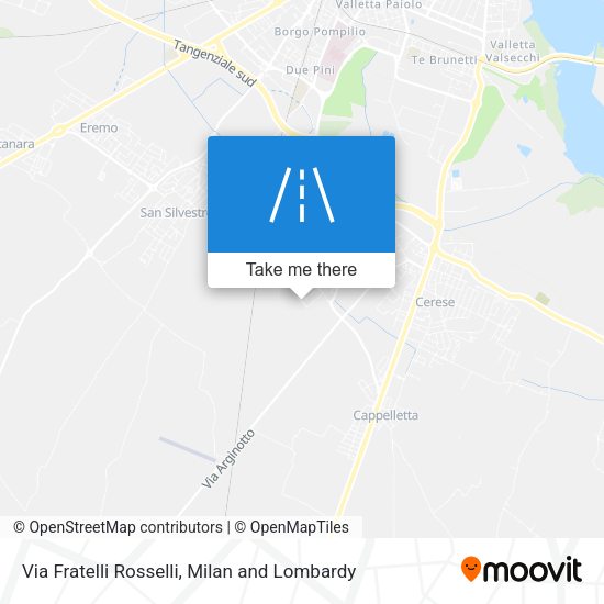 Via Fratelli Rosselli map
