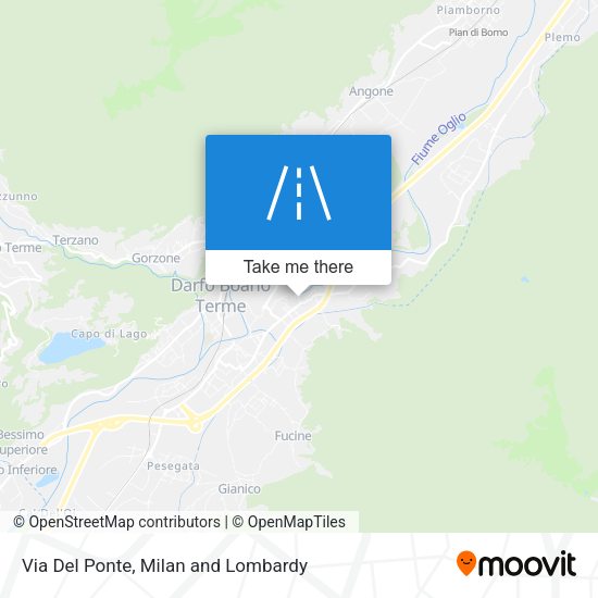 Via Del Ponte map