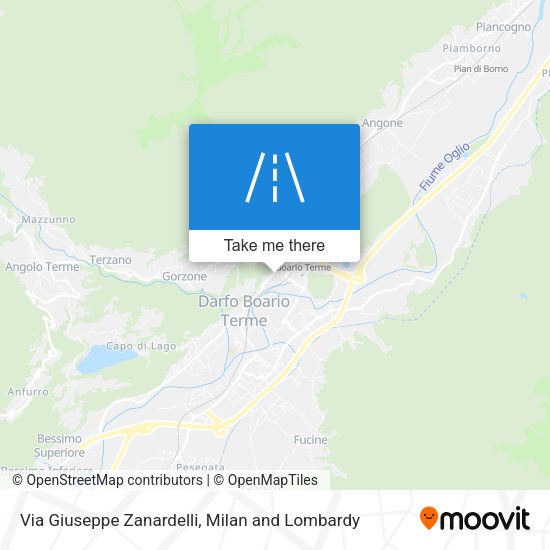 Via Giuseppe Zanardelli map