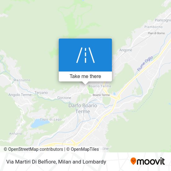 Via Martiri Di Belfiore map