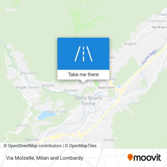 Via Molzelle map