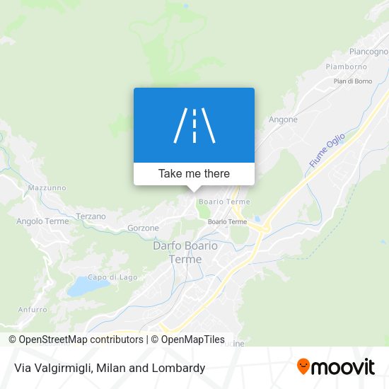 Via Valgirmigli map