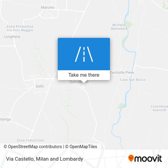 Via Castello map