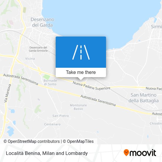Località Benina map