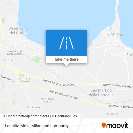 Località Moie map