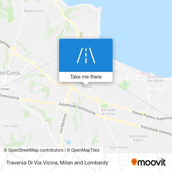 Traversa Di Via Vicina map