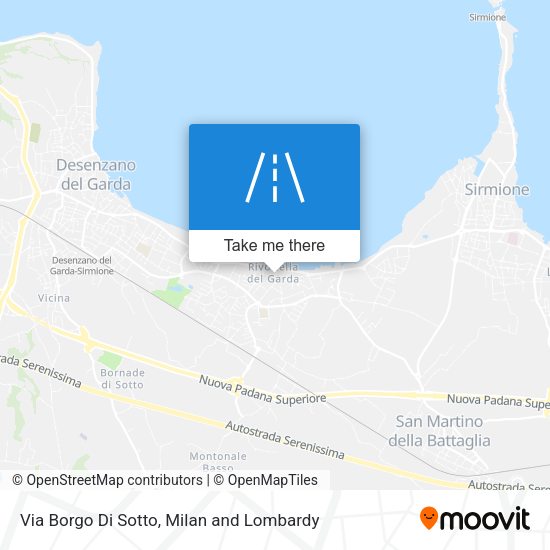 Via Borgo Di Sotto map