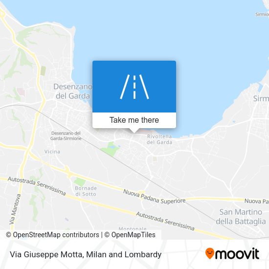 Via Giuseppe Motta map