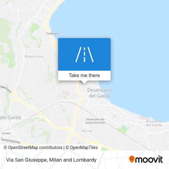Via San Giuseppe map